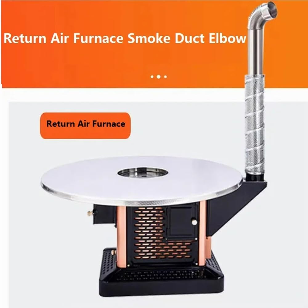 Amazon.co.jp: ダクトエルボ、45°∅100-200mm煙ダクトエルボネジ