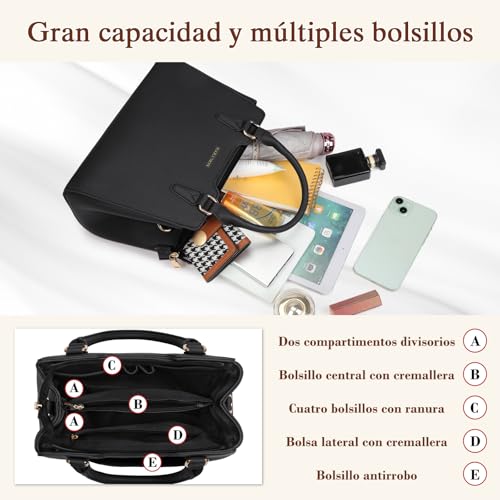 Opiniones de Bolsas para Dama de Moda - los más vendidos. 21 Bolsas para Dama de Moda marca IGOLUMON (3)