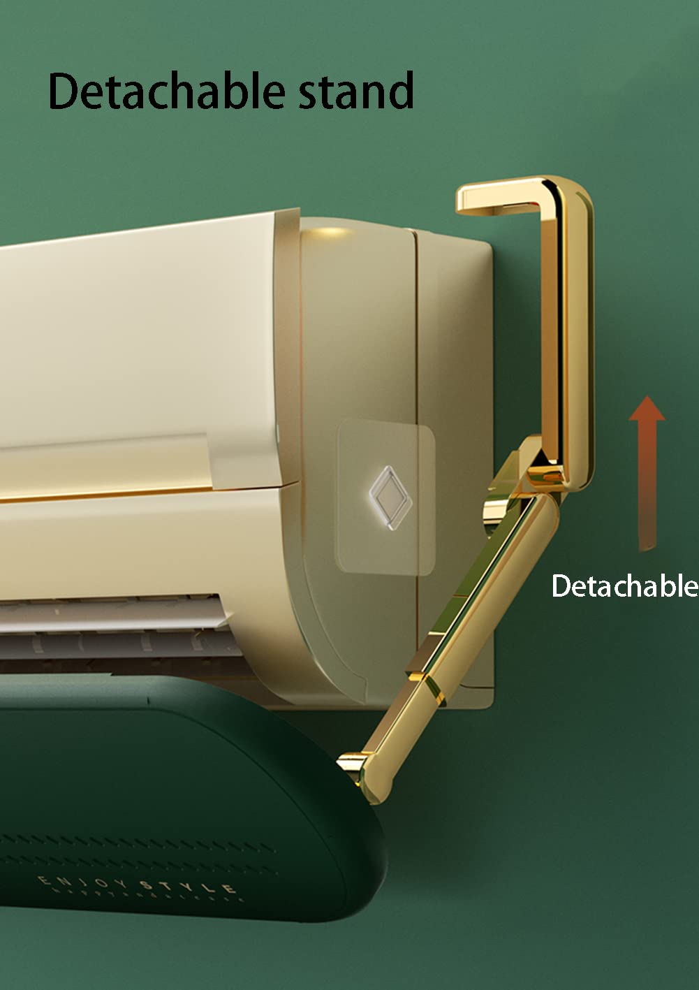 Deflector de Aire Acondicionado, Deflector de Salida de Aire antirretorno, Deflector de Viento Universal de Pared, Ajuste retráctil, instalación Gratuita