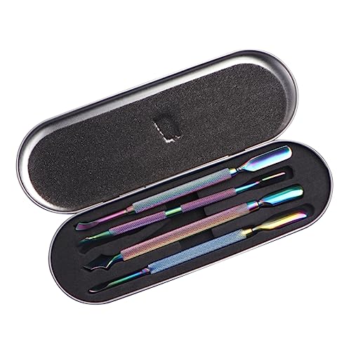 NOLITOY Nail Tools for Nail Art Set Cuticle Pusher Remover and Cutter Easy Use Manicure Tools