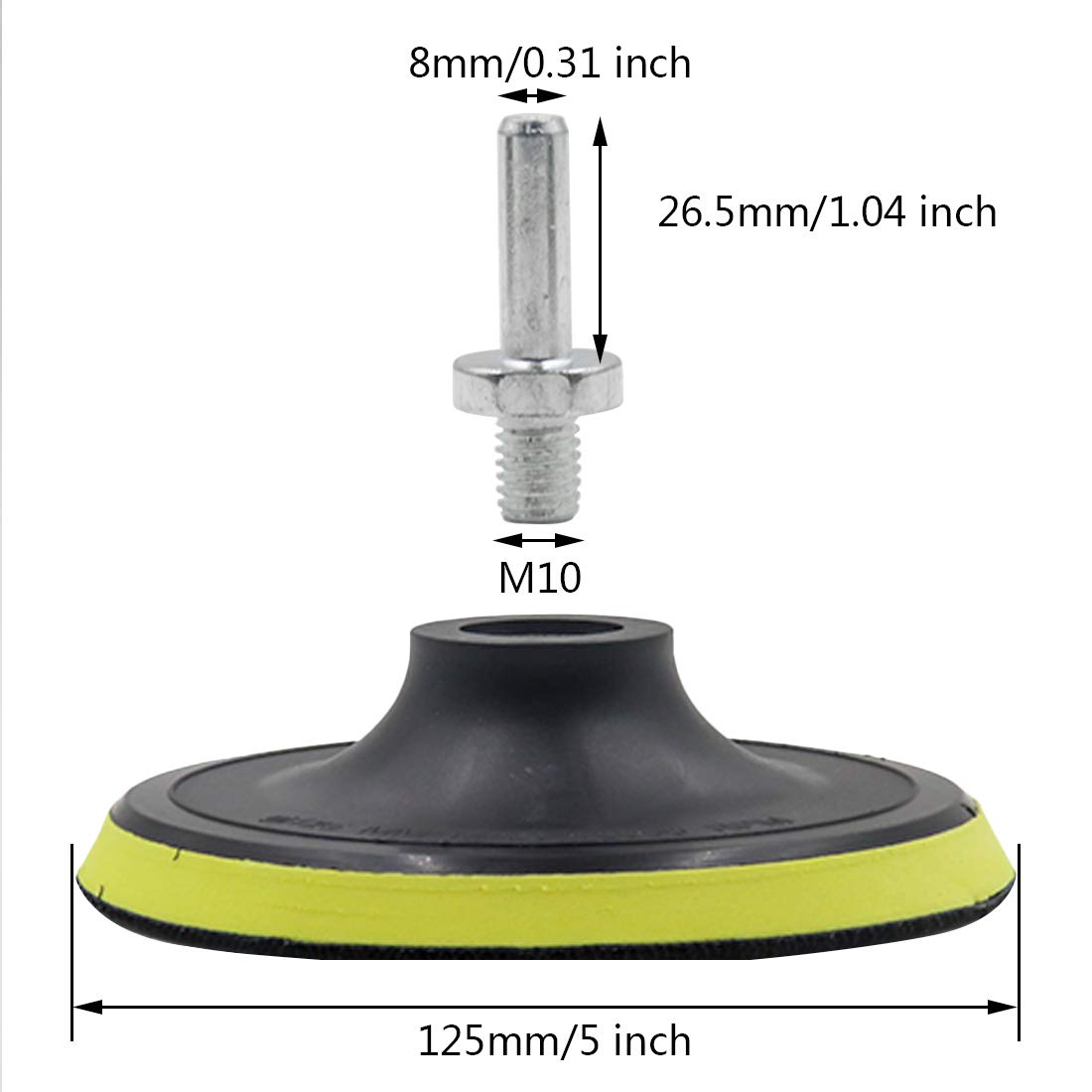 Luomorgo 5" Orbital Sander Pad - Smooth Finishes -2