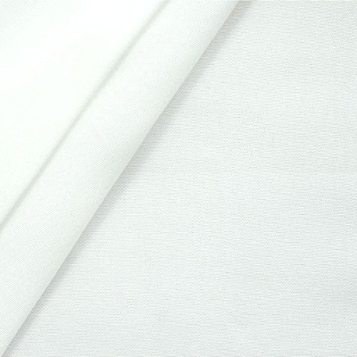 Liegestuhlstoff Outdoorstoff Stoff Breite 45 cm Meterware Weiss