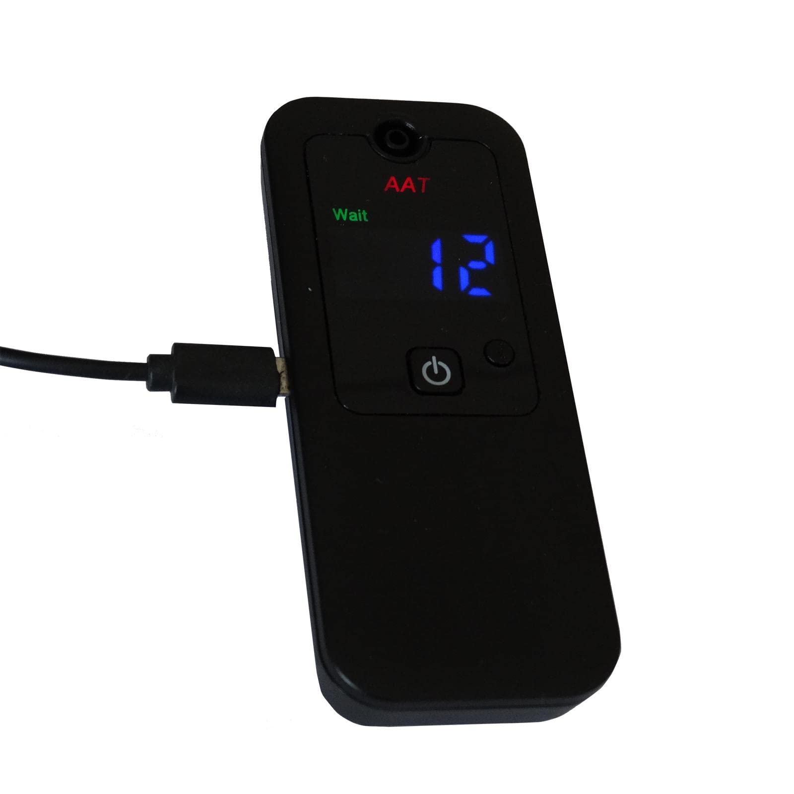Alcolometro Digitale Ricaricabile con Batteria Rimovibile e Basso consumo energetico. Misuratore di Alcol, Test alcolici con 8 bocchini e indicatore LED