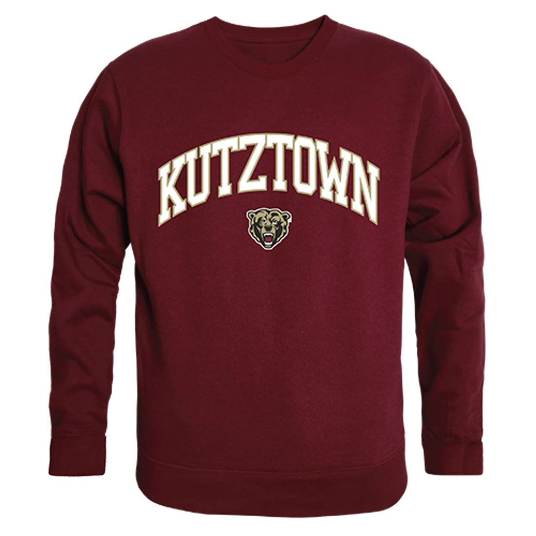 Kutztown Golden Bears NCAA Campus Crewneck Sweatshirt - Medium, Maroon