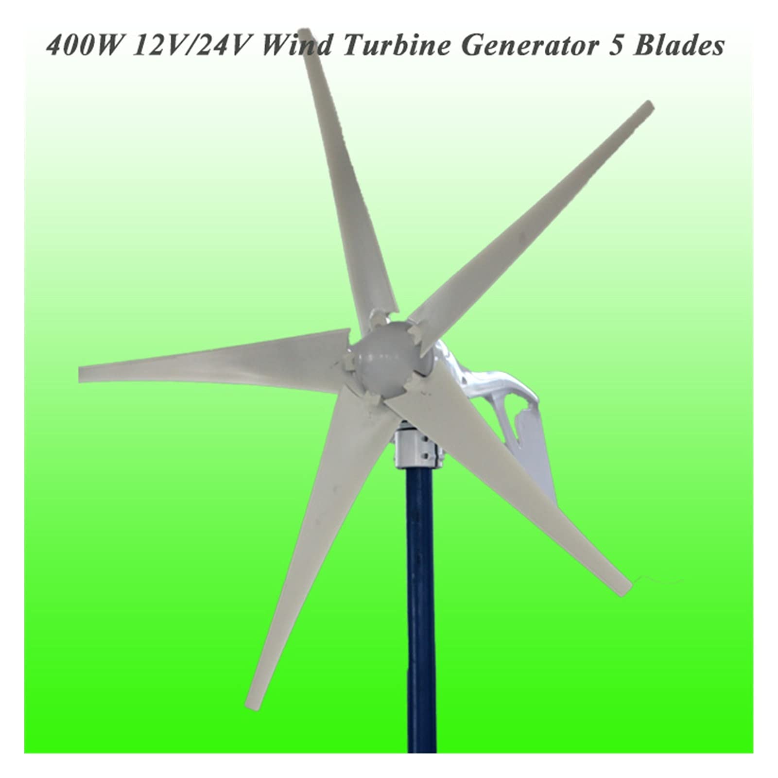 Magnes stały Generator wiatru z prostownikiem 5 sztuk DC12V / 24 V 400W Generator wiatru(Without Controller,3 BLADES_12)