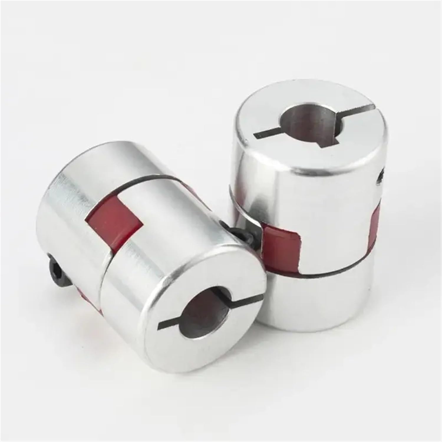 D25L30 Aluminium CNC Motor Jaw Shaft Coupler Flexible Coupling 5/6/6.35/8/10/12mm 1Pcs(5-8)