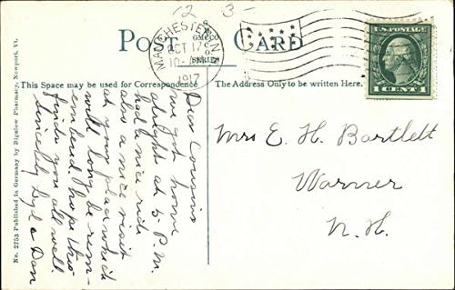 Miniatura 2 de Federal Building and Court House Newport, Vermont VT Original Antique Postcard