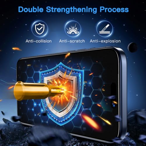 Image of Uyiton for iPhone 17 Pro Matte Privacy Screen Protector - 2 Pack
