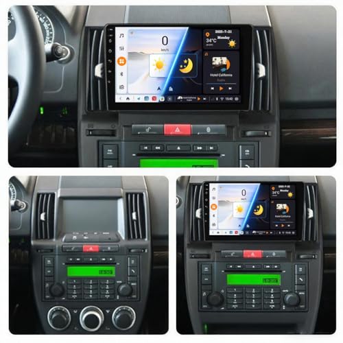 Autoradio GPS Freelander 2 Android 15 multimédia 9''