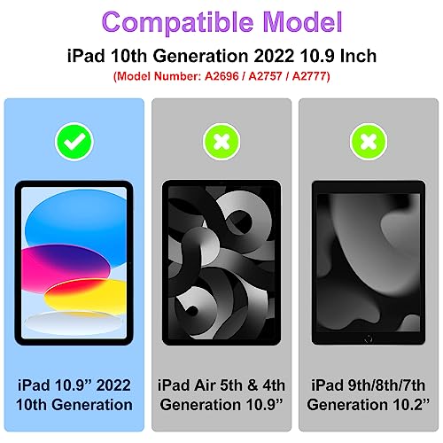 Xinwotuo SB-122 [2 Pack]Blue Light Blocking Screen Protector For Ipad 10.9 Inch Tablet (2022 Released, 10Th Generation, A2696/A2757/A2777), Anti-Blue Light Anti-Glare Ipad 10.9 Inch Tablet Screen Protector thumb #1