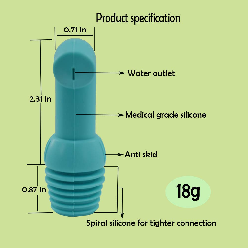 3 Pcs Per Pack Red Blue Green Food Grade Silicone Handheld Personal Bidet Empty Bottle Personal Hygiene Postpartum — view 5