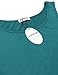 Hotouch Mama Womens Basic Maternity Tank Top Pregnancy Tee Solid Side Ruched...
