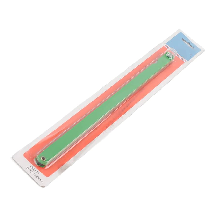 Sourcing Map 10pcs Mn Steel Feeler Gauge 0.9mm Thickness 150mm Length Metric Filler Thickness Gage Gap Measuring Tool Single Blade