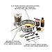 The Chef Guru 1/8, 1/4, 1/2 tsp, 1 tsp, 1/2, 1 Tbls, 18/10 (304) Stainless Steel/Black