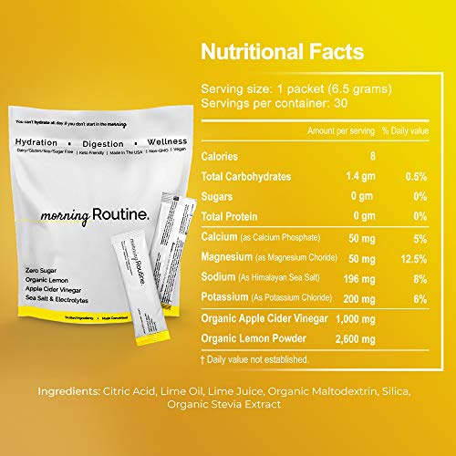 Non-GMO-Green-Superfoods-with-Reds-Smoothie-Mix-Morning-Routine-Daily-Hydration-Electrolyte-Powder-Packets-Pack-of-30-Sticks-Routine