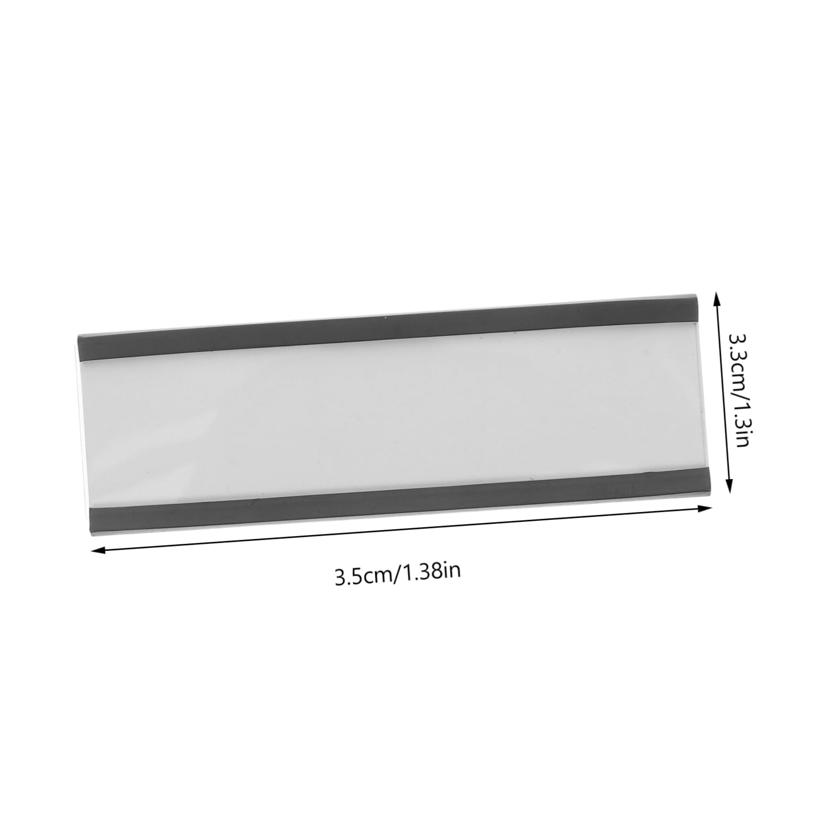 Luxshiny 30sets Etichette Magnetiche Magnetici Per Organizzazione Inserti Intercambiabili Per Scrittura e Facile Su Metalliche