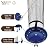 Nature's Way Cobalt Metal Mesh Mixed Seed and Peanut Bird Feeder for Wild Birds and Outdoor Décor, 2 Quart Capacity, Easy to Clean and Fill with Easy-Cling Mesh, Blue