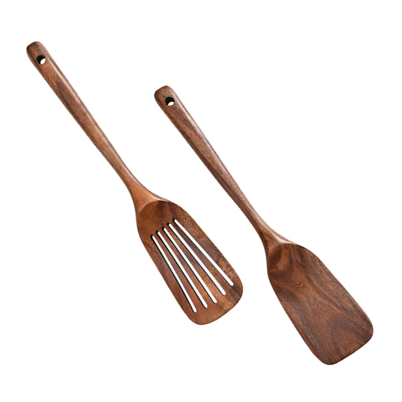 MAGICLULU 2 Sätze Holzspatel Antihaft-spachtelwender Wender-spatel Umdrehen Und Kochen Handschuhe Utensil Ofen Küchengeräte Pfannkuchen Haushaltsspatel Mit Langem Griff 2 Stücke * 2