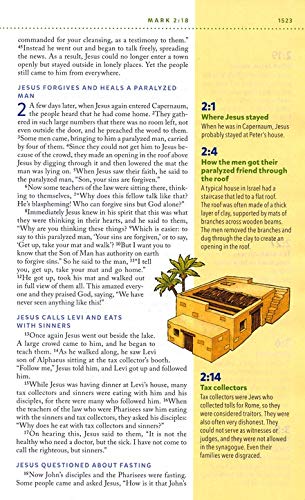 PERSONALIZED NIV Kids' Visual Study Bible - Imitation Leather - Brown - Custom Name Imprint - Image 5