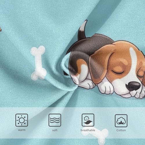 Panties for Girls, Cute Cartoon Dog Bones Toddler Panties, Cotton Girls Underwear, 2T–8 Years3