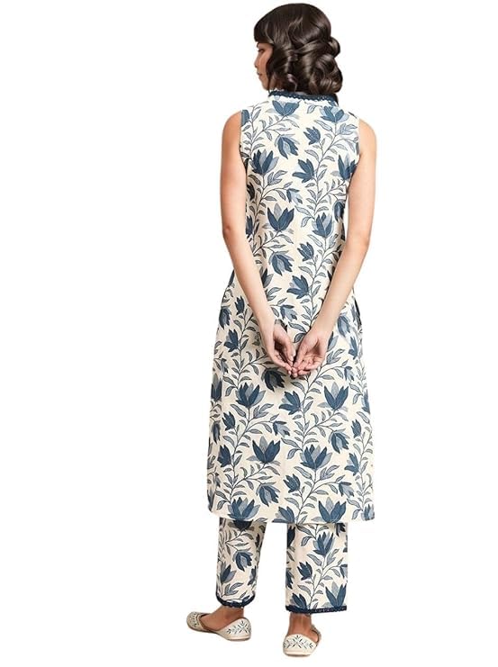 Pujia Mills Woman Kurta Set || Casual Wear Printed Cotton Co-Ord Set For Summer || Latest Collection Of Kurti Set 2025 ||Ladies White Kurti With Pocket Pant