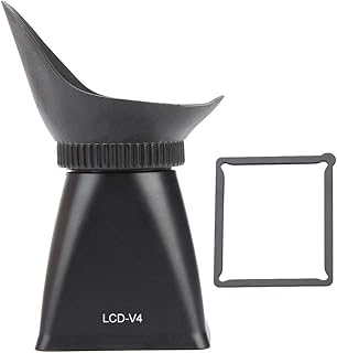 2.8X LCD Viewfinder for Camera LCD Screen Magnifying Viewfinder Magnifier Viewer with Extender Hood Camera Viewfinders for DII/7D/500D