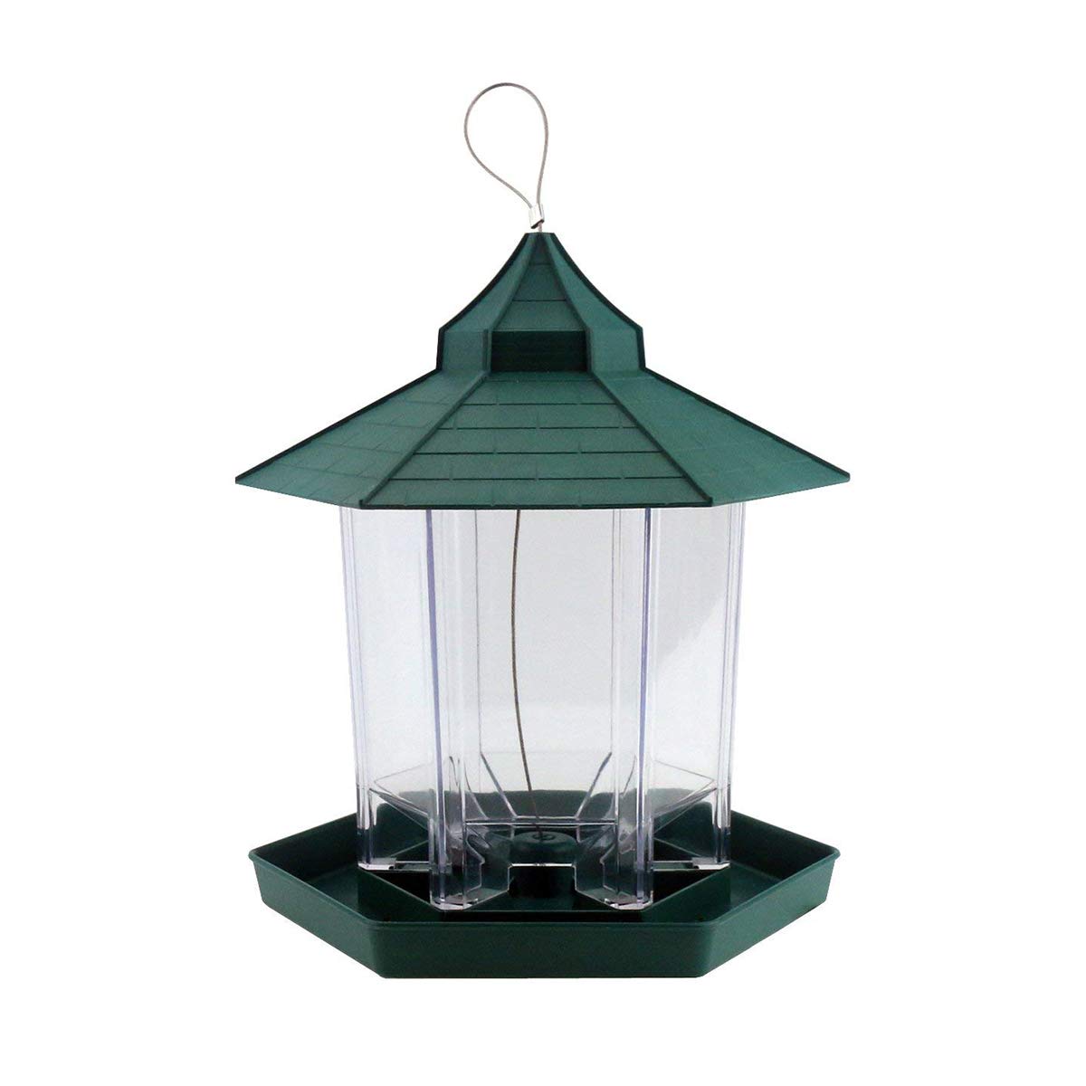 Kuke Hanging Gazebo Wild Bird Feeder (Green)