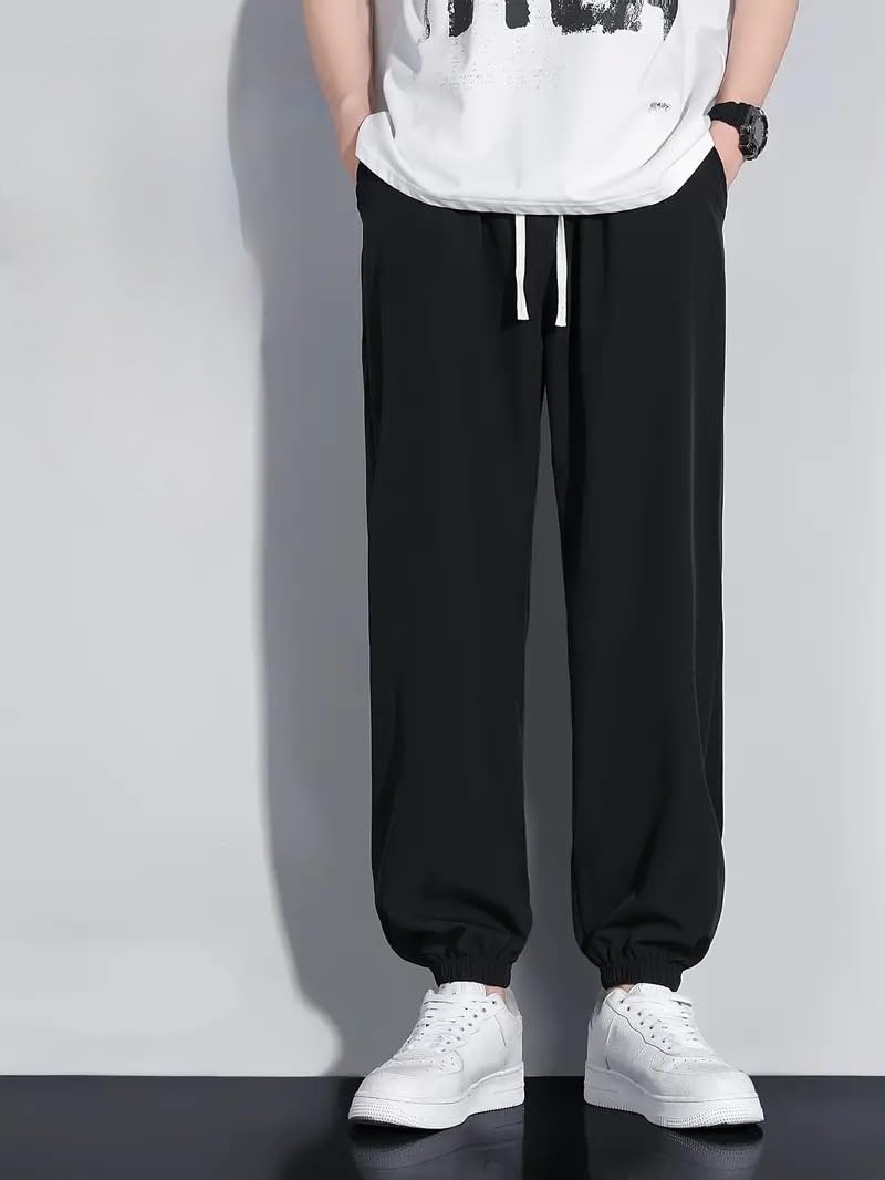 Men's Alley Cool Backdoor Series Men's Casual Sweatpants Baggy Jogger Pants ||Drawstring Joggers || 100% Pure Cotton || Breathable Airy for All Seasons-image-32