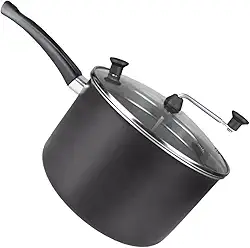 Panela de Pipoca Pipoqueira Tampa Vidro Antiaderente Sem Oleo Fitness