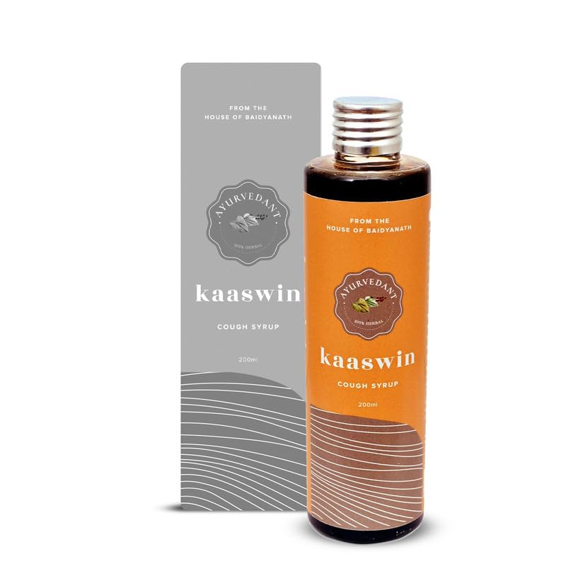 Baidyanath Ayurvedant Kaaswin Syrup Herbal Relief for Cough and Cold – 200 ML | Supports Respiratory Health (Pack of 1) (B0CD27WG8G) Amazon Price History, Amazon Price Tracker