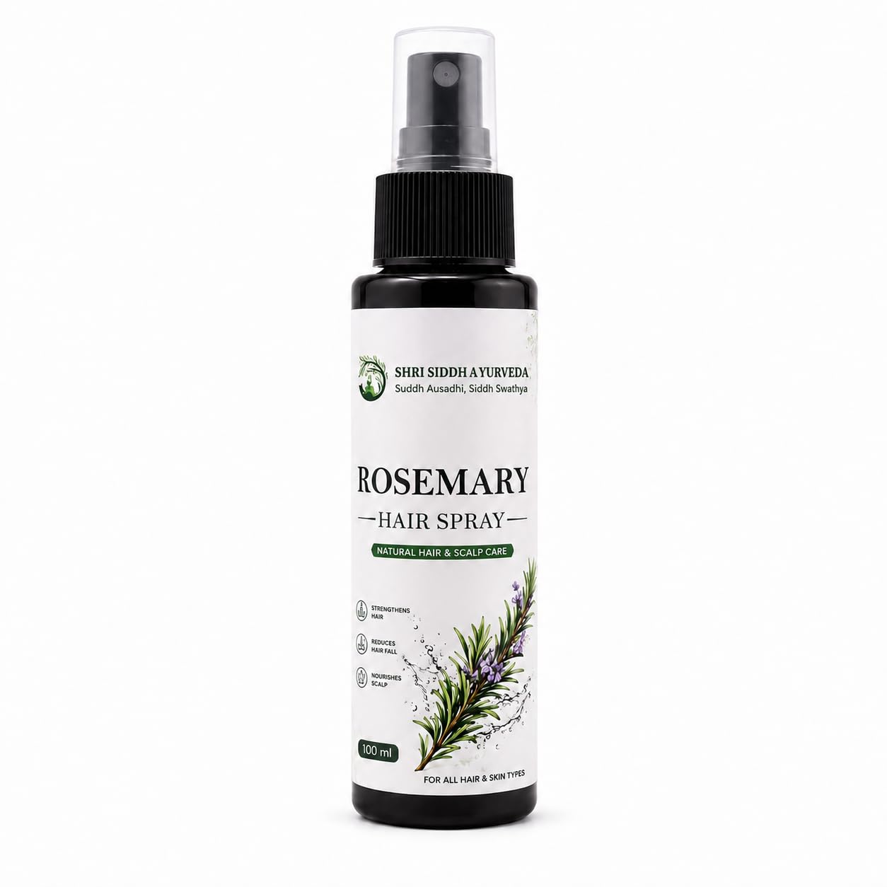 Rosemary Water Spray 100ml | Hydrating Leave-In Mist for Hair & Scalp | Rosemary Extract | Helps Refresh, Nourish & Smooth | Lightweight Formula | Suitable for All Hair Types | Daily Use-image-21