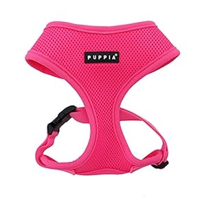 Puppia Hundegeschirr Neonfarben Welpengeschirr PAPA-AC1325-PK-S