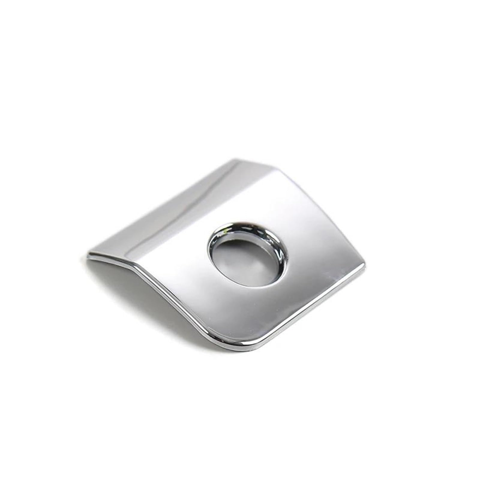 ABS Interior Parts ABS Car Interior Armrest Storage Box Switch Decoration Cover Stickers For Mustang 2015 Up Styling(Silver)