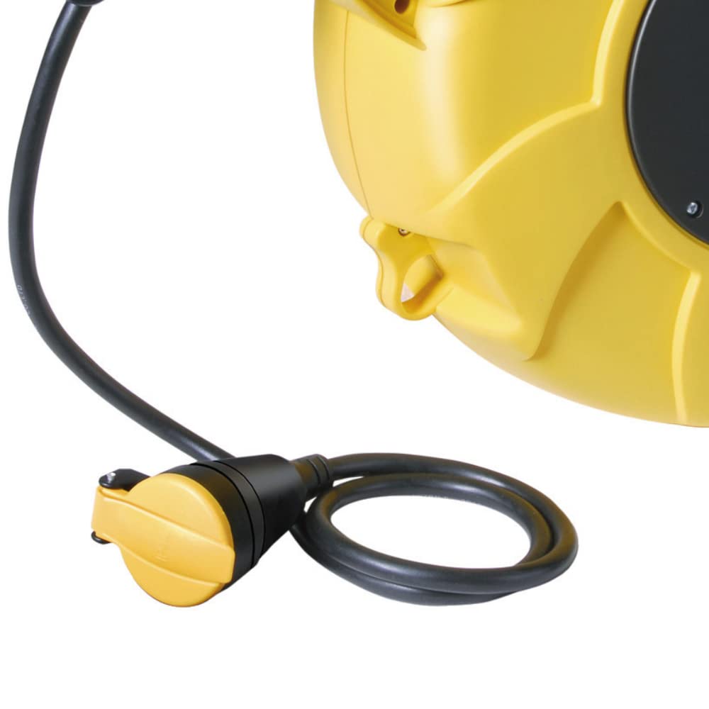 Brennenstuhl, Avvolgicavo elettrico, ø 285 mm, IP44, EBA 12, 1,5 m, Giallo (gelb)