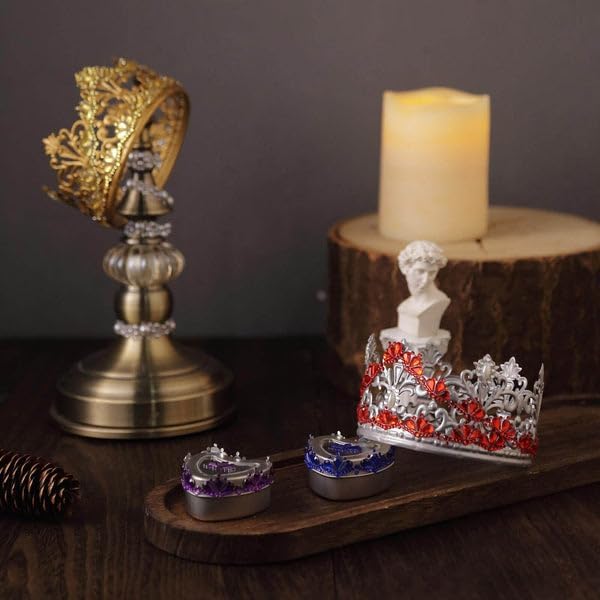 Miniatura 5 de Efavormart - 9 tiras de oro en diamantes de imitación para corona, autoadhesivas, diamantes de imitación