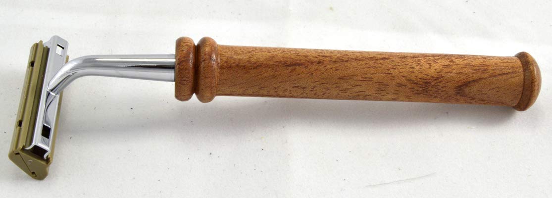 Dr. Dittmar Gillette G2 Razor With Cedar Wood Handle for G2/gii Blades)