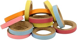 Paper Rings Parrot, Small Pets and Bird Toys for African Grey, Cockatoo, Macaw, Amazon, Rat, Guinea Pig, Hamster (Pack of 12 Rings) Budgie Toys, Cockatiel Toys, African Grey Parrot Toys For Birds