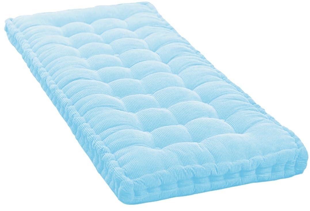 Coussin Banc Jardin 200x50cm - Housse Extérieur Intérieur - Rembourrage Coton Perlé Épais