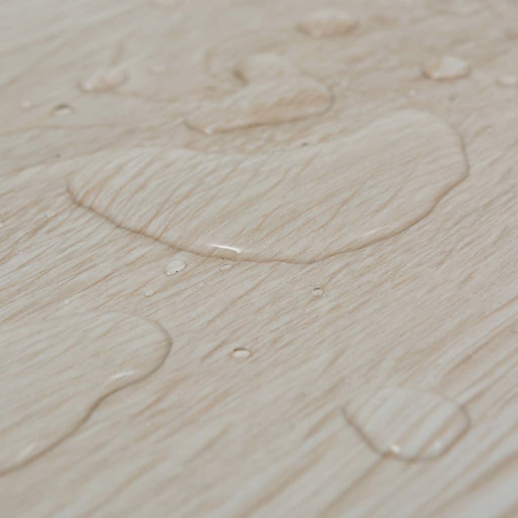 Inicio Productos-Tablones de suelo de PVC autoadhesivo 5.02m 2mm Roble Clásico Blanco
