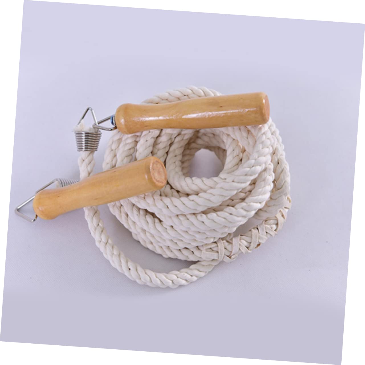 VICASKY Friendly Cotton Wire Jump Rope Durable Exercise Ropes for Fitness Comfortable Grip Skipping for Students and Adults for Sports Training and