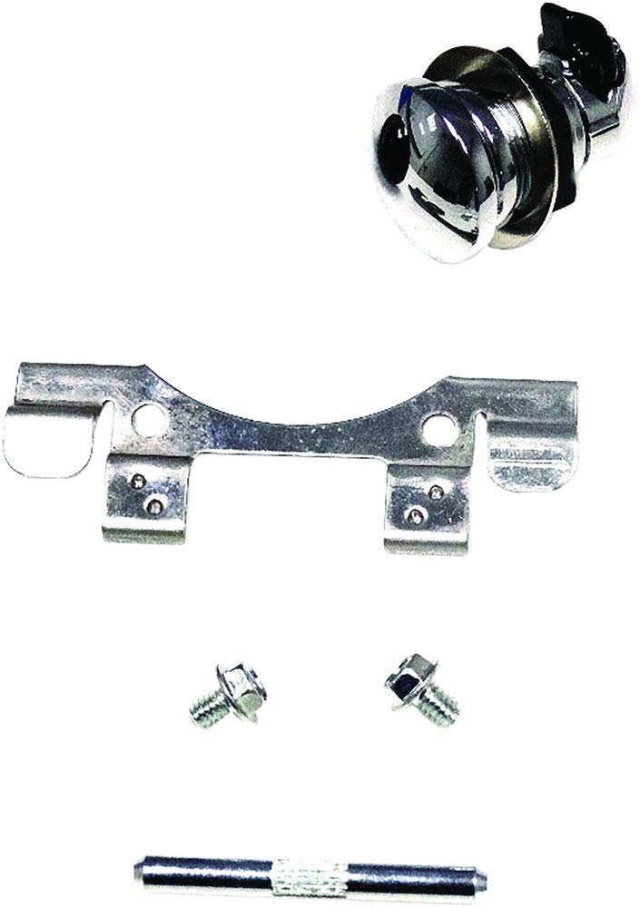 HardDrive 370006 Push Button Fuel Door Release Kit - Chrome