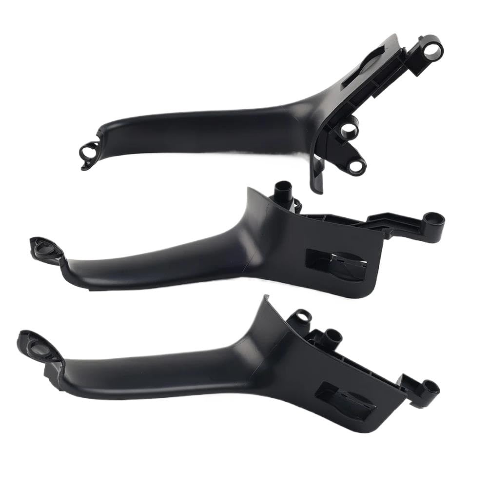 Pibid Car Inner Handle LHD Black Car Inner Doors Handle Pull Trim Cover Accessories for A4 for B6 for B7 2002-2008