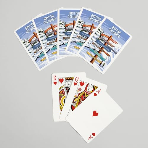 Baraja de póker British Columbia 52 cartas para adultos miniatura 7