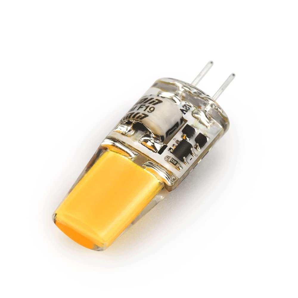 LED-Birnen G4 Bi-Pin-Sockel, 3 W-260 lm (30 W Halogen-Äquivalent), 360 ° Abstrahlwinkel, kein Flimmern, AC DC 12 V Niederspannung, dimmbare G4-Glühlampen (10er-Pack)