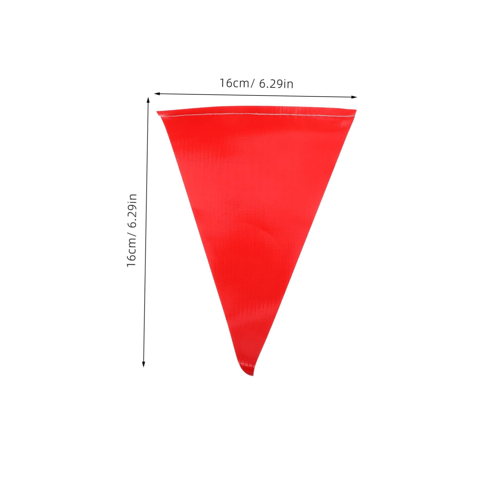Ciieeo Banner Flags 30m Safety Flagging Waterproof Triangle Flags for Isolation Zones Traffic Safety