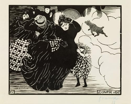 Pintura de lienzo el vendaval Felix Vallotton para transformar paredes vacias