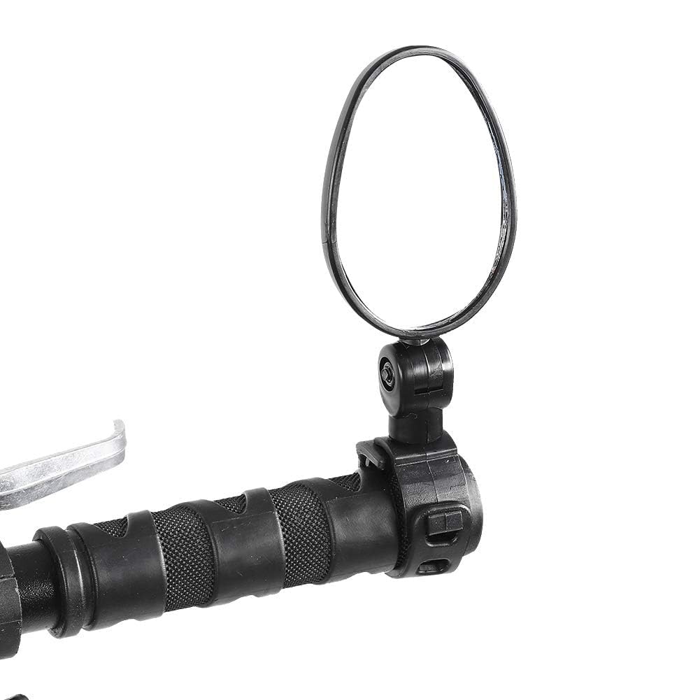 equlup Bike Mirrors, Bicycle Handlebar Review Rear Back View 360 Rotation E-Bike Safe Mirror Cycling Equipment Replacement for Mountain Road Bikes