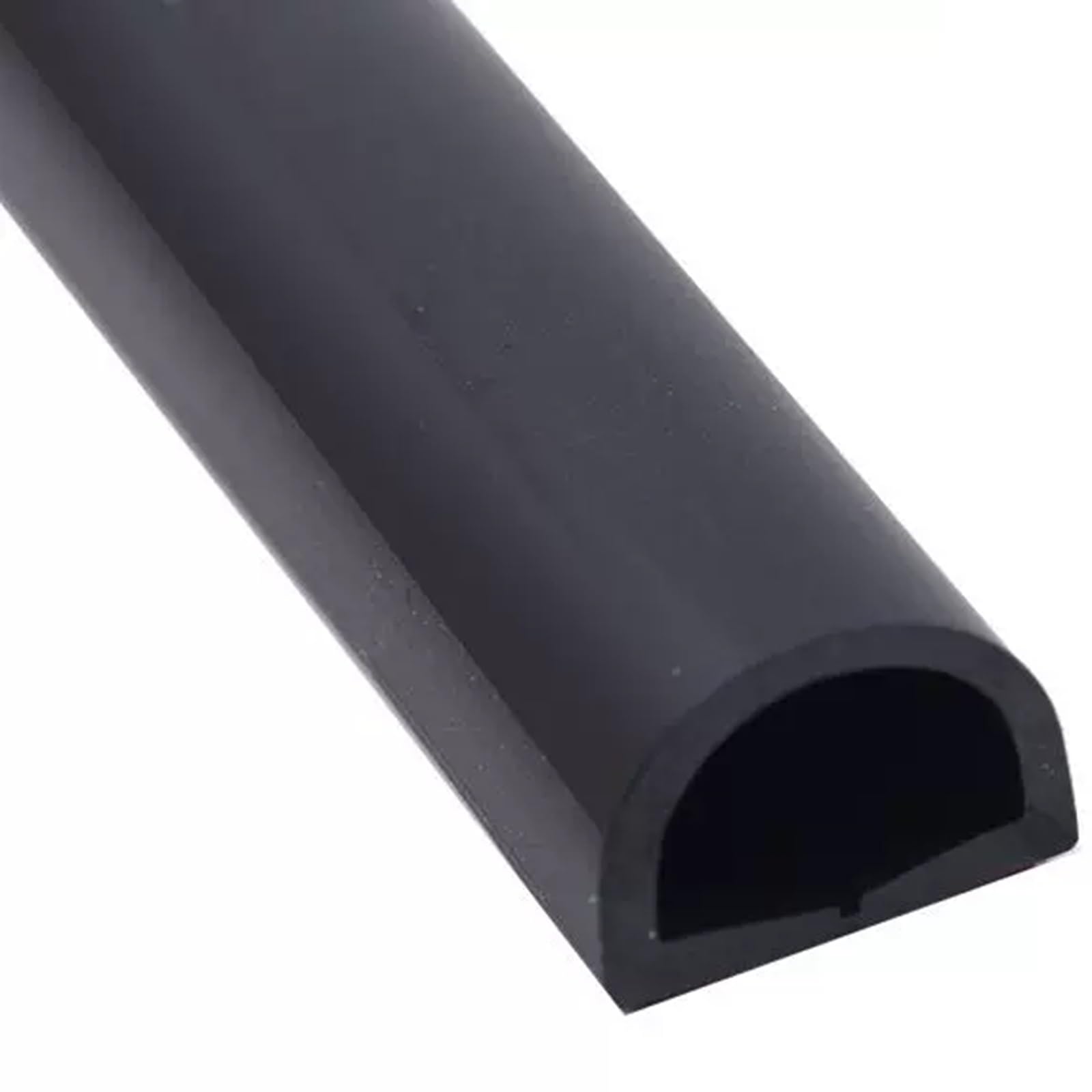 Protector De Cables Autoadhesivo De PVC Blando，Cubrecables para Suelo De Hogar Y Oficina，Fácil De Desenrollar/Canal Interior: 7 Mm / 0,28 Pulgadas(Negro,5M)