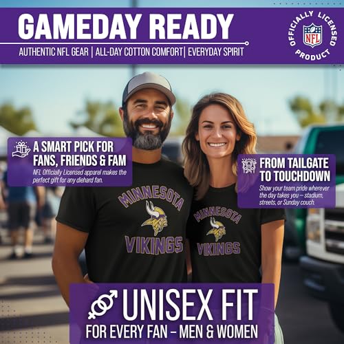 Image of NFL Gameday Cotton Blend T-Shirt for Men and Women - Licensed