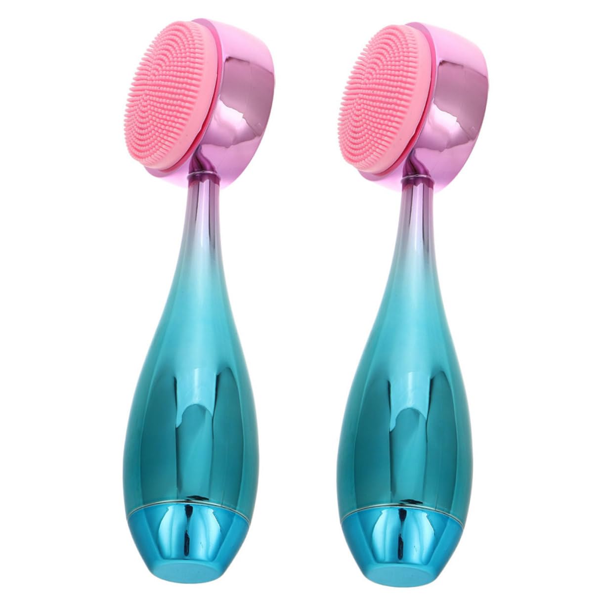 SOESFOUFU Manual Facial Cleansing Brush Set Dual-Sided Silicone Face Scrubber Brush Face for Mask Exfoliator Skin Cleaning Tools